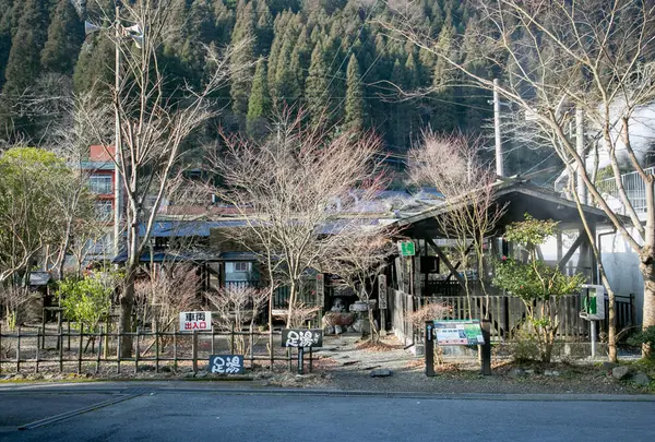 杖立温泉 足湯