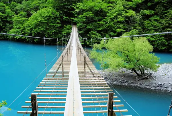 足元から感じる絶景とスリル