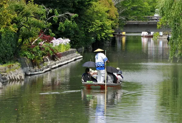 柳川川下り「松月乗船場」