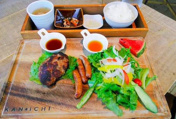 「但馬牛ハンバーグプレート」