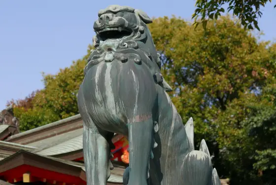 狛犬が面白いんです