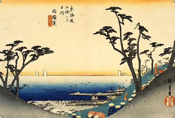 白須賀宿  白須賀（汐見阪）