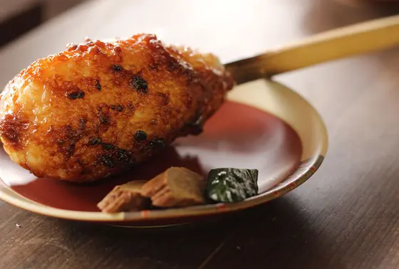 味噌たんぽを食べよう。