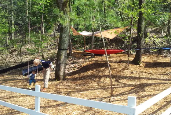 長ーいブランコ♪