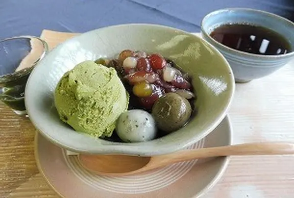 抹茶あんみつ