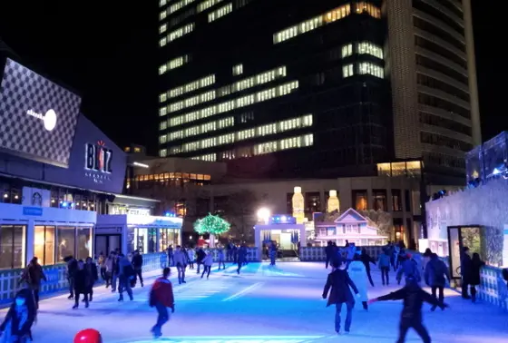 スケートリンク！