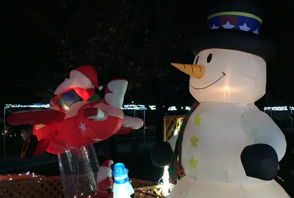 雪だるマン＆空飛ぶサンタ