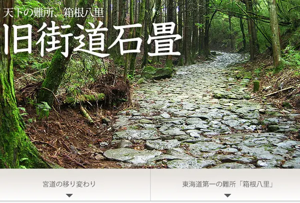 箱根旧街道　石畳