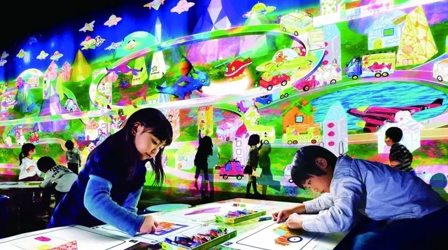 お絵かきタウン 小人が住まうテーブル