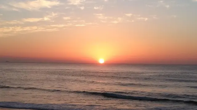 【勝浦市】水平線からの御来光