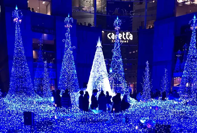 【汐留】イルミネーションからの東京湾の夜景で乾杯🍸