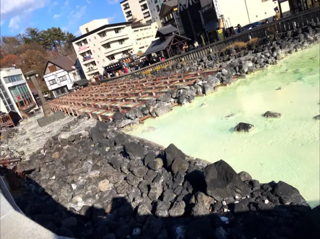 草津温泉 湯畑