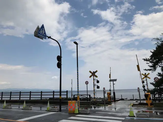 国定公園 雨晴海岸