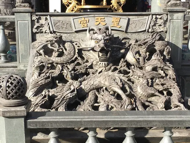 五千頭の龍が昇る聖天宮