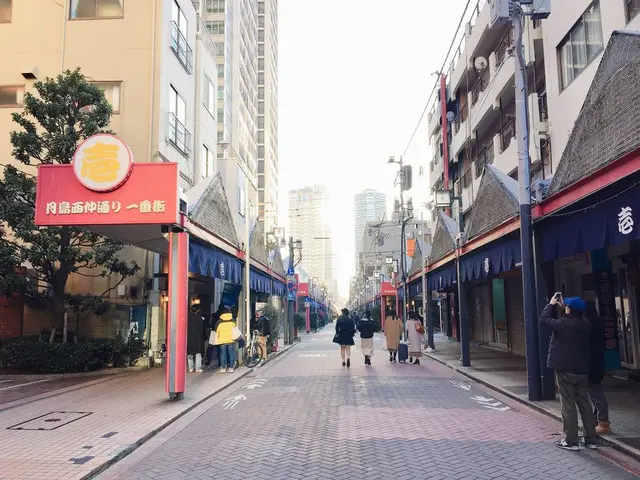 月島もんじゃストリート（月島西仲通り商店街）