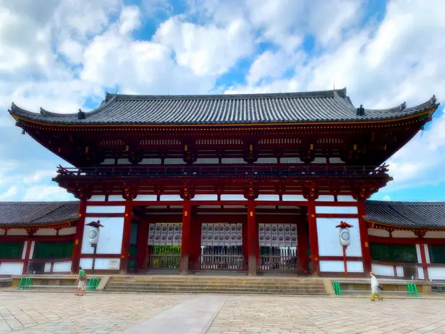 奈良 東大寺 南大門 寺前 石碑