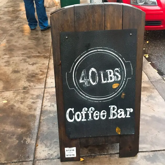 40 LBS Coffee Bar