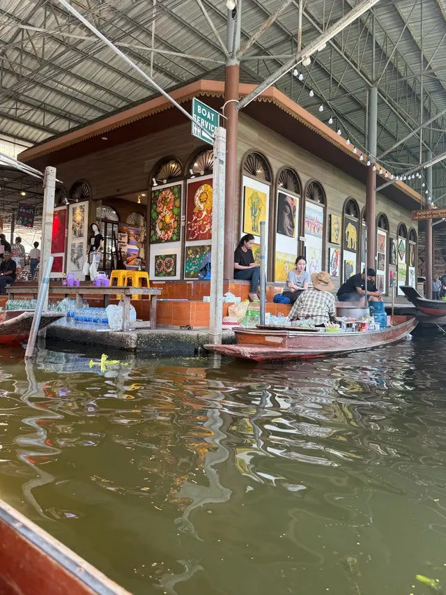 ダムヌンサドワック水上マーケット