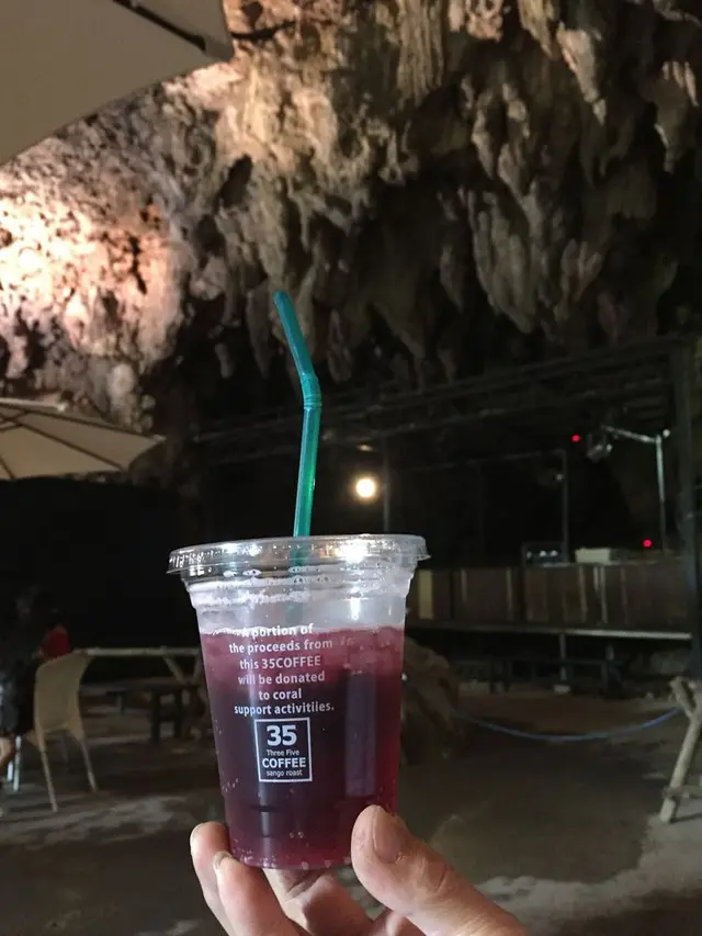 ガンガラーの谷 ケイブカフェ