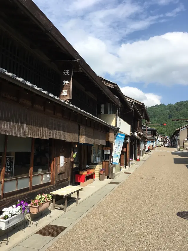岩村町の古い町並み