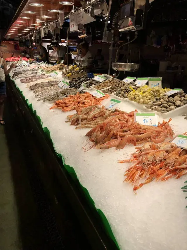 ボケリア市場（La Boqueria Mercat / Boqueria Market Barcelona）