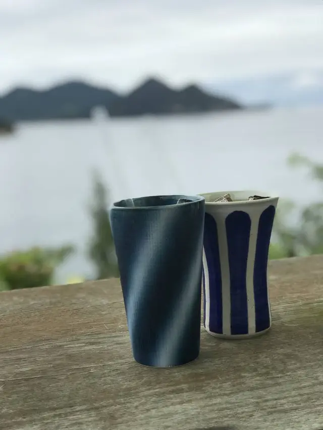海の見えるカフェ