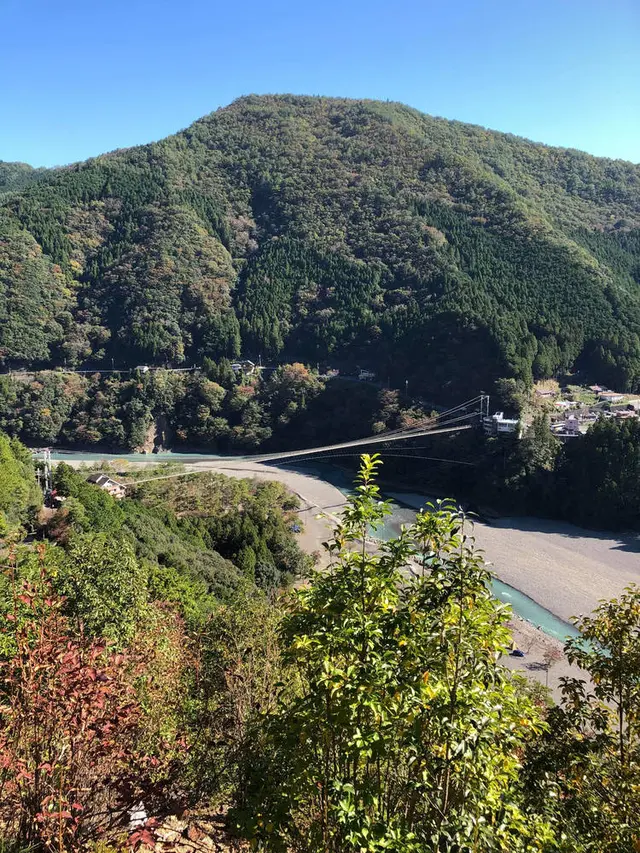谷瀬の吊り橋