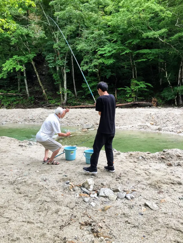 三依渓流つり場