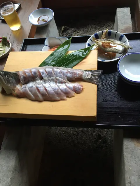 三依渓流つり場