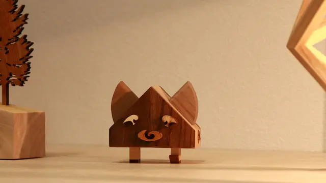 仏壇店で行う子供向けの「木の人形作り体験」