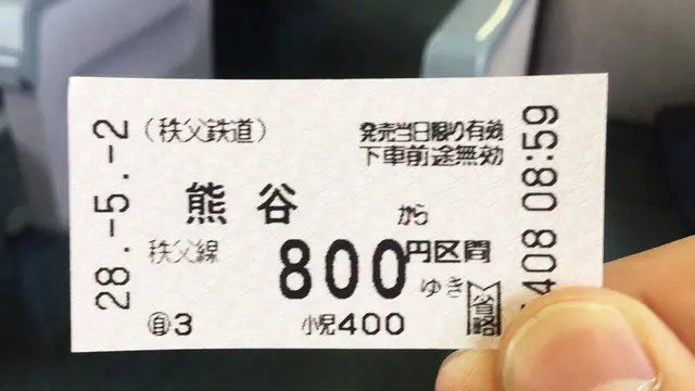 日帰り:秩父大満喫(秩父華厳の滝~羊山公園)と電車とバスと散歩
