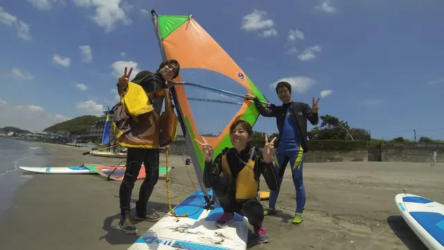 風を感じるマリンスポーツ