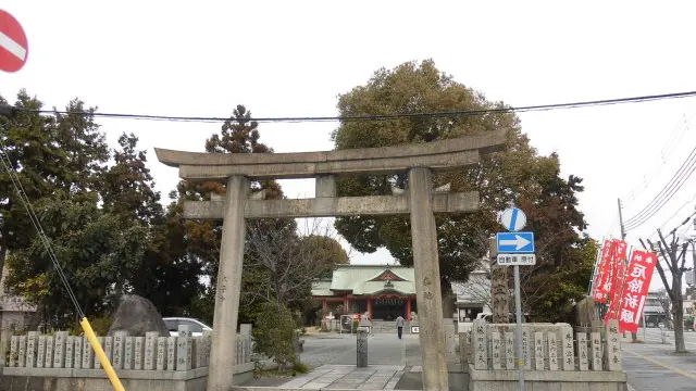 尼崎・大物界隈で見る義経と弁慶