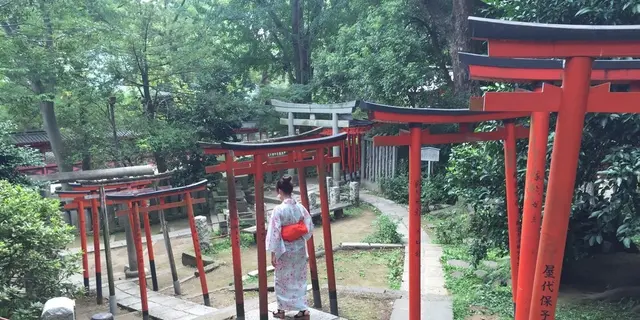 谷根千でな〜んにもない日に浴衣で散歩。プチ女子旅やデートにいかが？