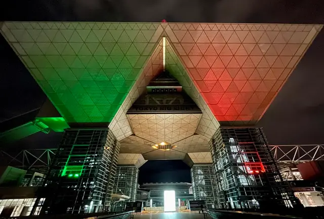 東京ビッグサイト（イルミネーションアイランドお台場 2023）