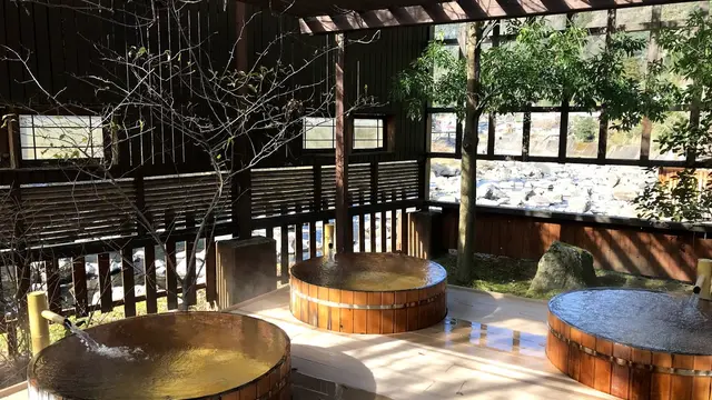 阿蘇郡小国町　杖立温泉の立ち寄り湯♨