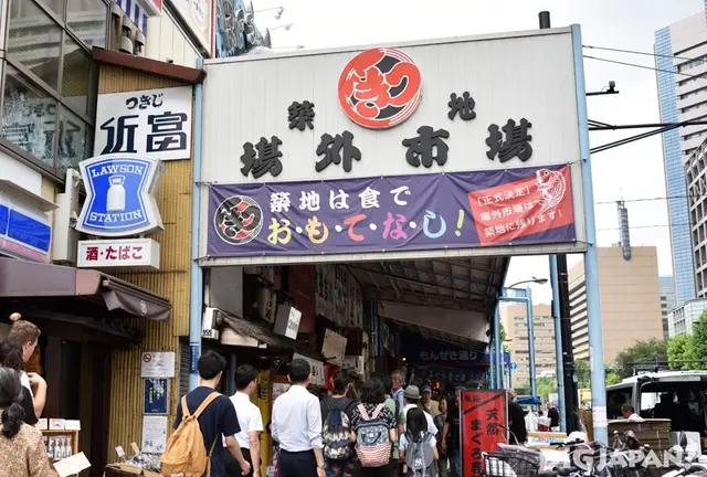 夏休み築地に行こう♡場外市場で朝ごはん