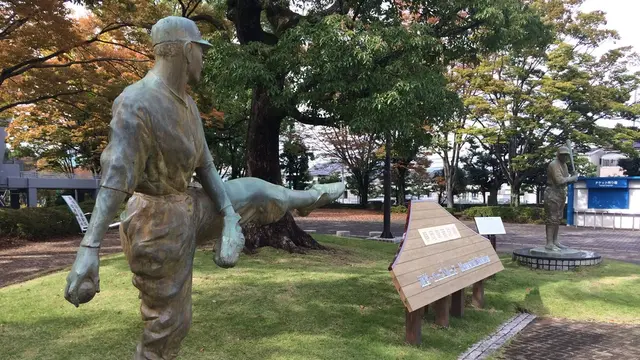 日米野球の元祖！草薙球場は沢村英治伝説の野球場です！