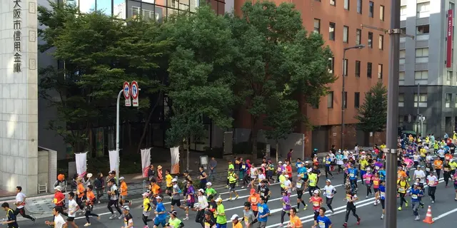 大阪マラソン2014の観戦スポットは、北浜・淀屋橋がお勧め！
