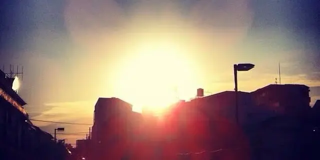 中野区で夕日、夕焼け空が綺麗に見える場所