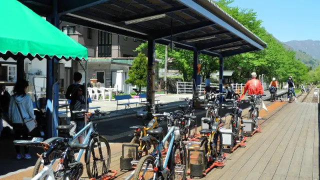 レールマウンテンバイク Gattan Go!! で旧神岡鉄道の線路を走るのだ