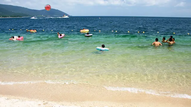 京都から約30分、ベタベタしない淡水ビーチ