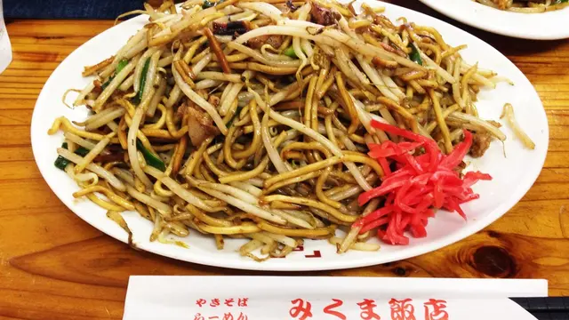 日田焼きそば大盛り!