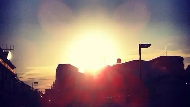 中野区で夕日、夕焼け空が綺麗に見える場所