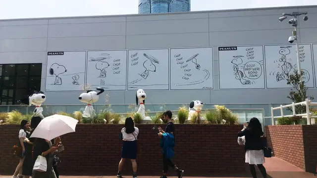 スヌーピーから東京タワーへ六本木付近を堪能しよう!