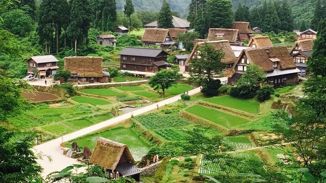 世界遺産 白川郷と。