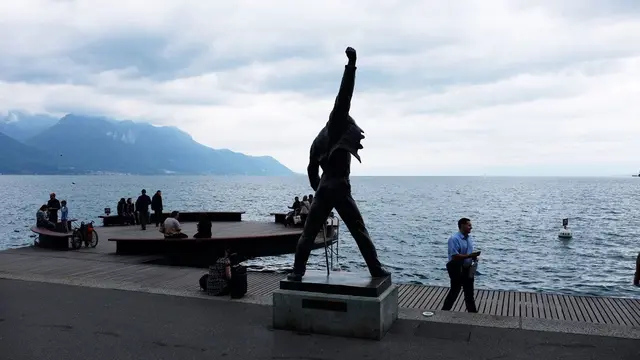 【完全地図反映版】クイーンのフレディ・マーキュリー最後の歌声を収録!スイスレマン湖畔のモントルーへ