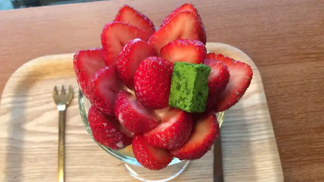 南阿蘇溢れる苺パフェを食べに行こう💕