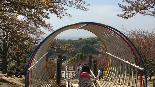 子どもと一緒にお花見を。