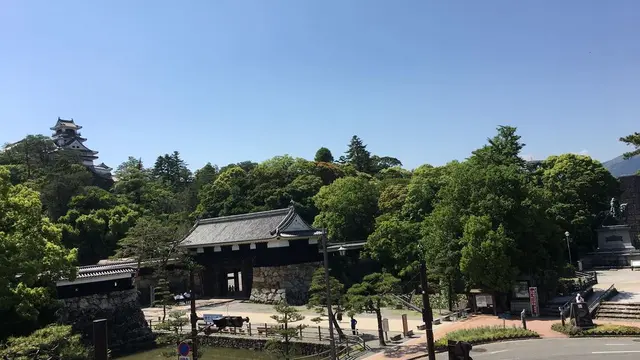 石ちゃんのぶらり旅-高知城の絶景-